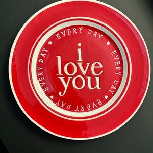 NET Glory Haus I Love You Plate 11”